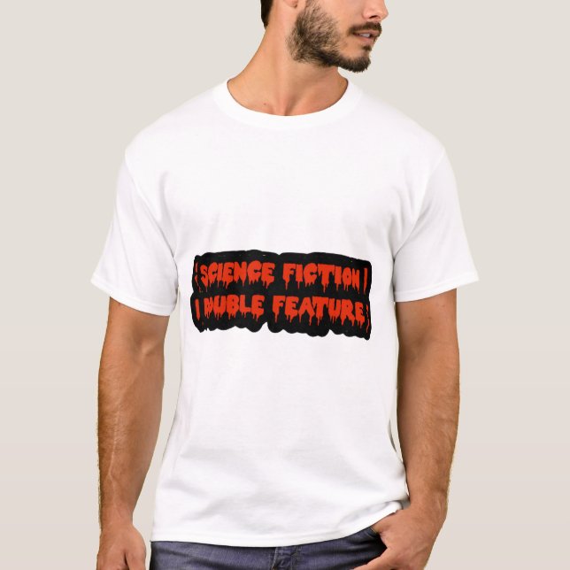 Camiseta Dupla Funcionalidade de Ficção Científica (Frente)