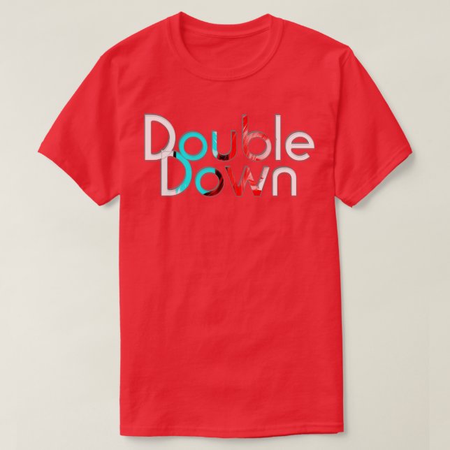 Camiseta Duplo para Baixo (Frente do Design)