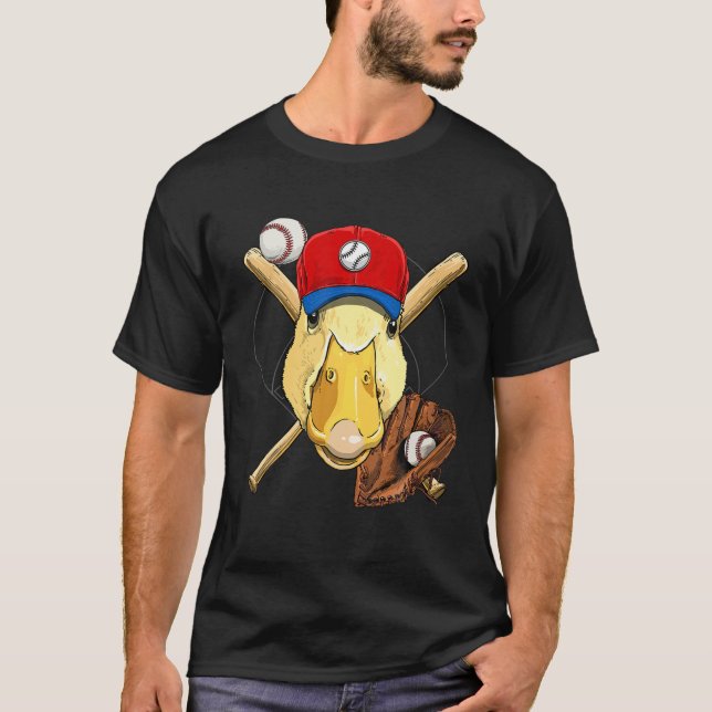 Camiseta Duque Baseball Duck Joga Baseball (Frente)