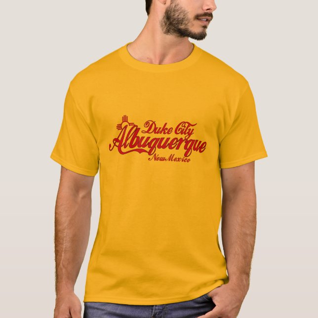 Camiseta Duque City~Albuquerque, nanômetro (Frente)