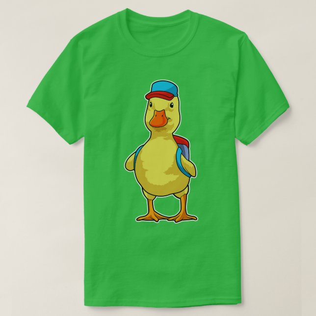 Camiseta Duque como aluno com Boné da mochila (Frente do Design)