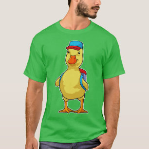 Camiseta Duque como aluno com Boné da mochila