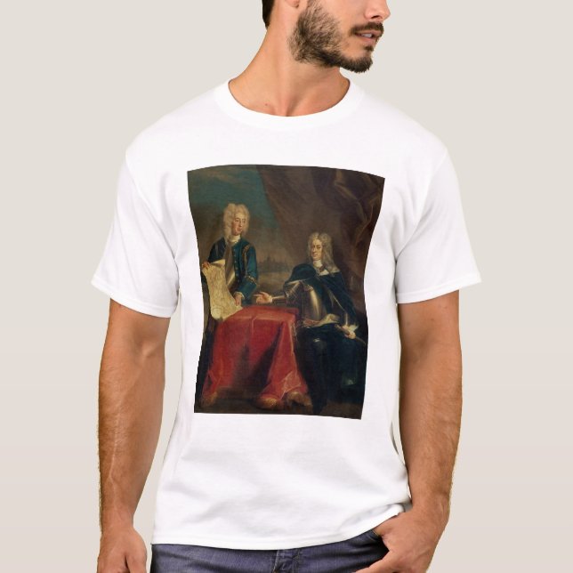 Camiseta Duque de Marlborough que discute planos (Frente)