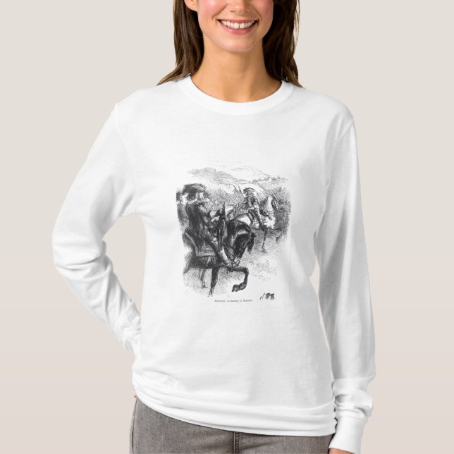 Camiseta Duque de Monmouth que avança em Taunton (Frente)