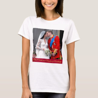 Camiseta Duque e Duquesa do Casamento Real de Cambridge