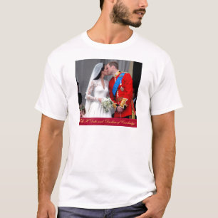 Camiseta Duque e Duquesa do Casamento Real de Cambridge