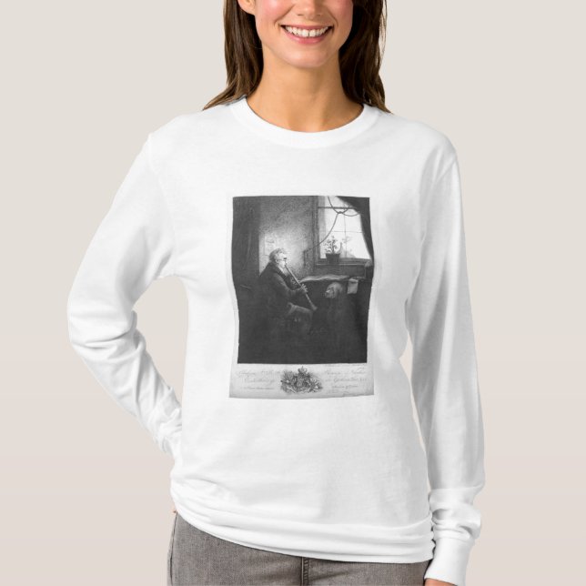 Camiseta Duque Esterhazy Playing o clarinete, 1809 (Frente)