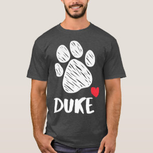 Camiseta Duque Meu Cachorro Duque Eu Amo Meu Cachorro Duque