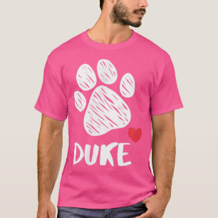 Camiseta Duque Meu Cachorro Duque Eu Amo Meu Cachorro Duque