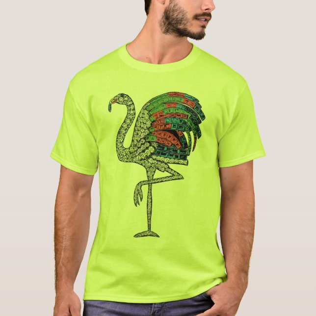 Camiseta Duquesa de Windsor Flamingo Brooch (Frente)
