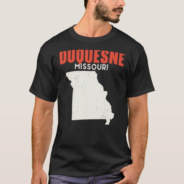 Camiseta Duquesne Missouri EUA State America Viagem Missour (Frente)