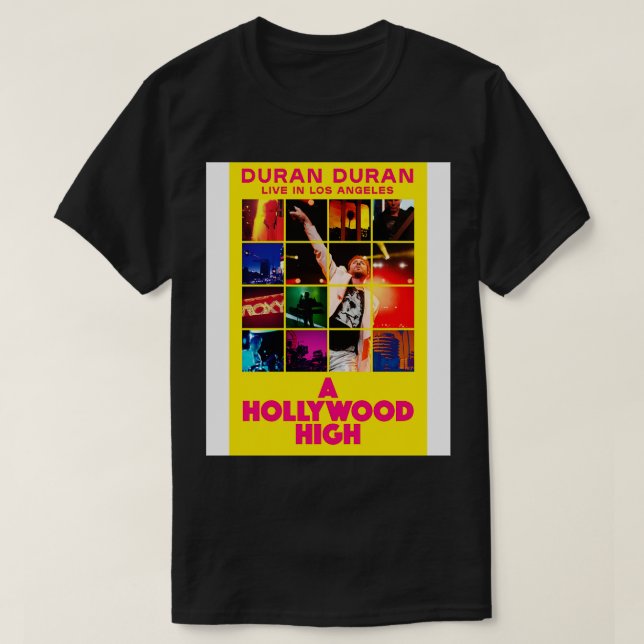 CAMISETA DURAN DURAN A HOLLYWOOD HIGH (Frente do Design)
