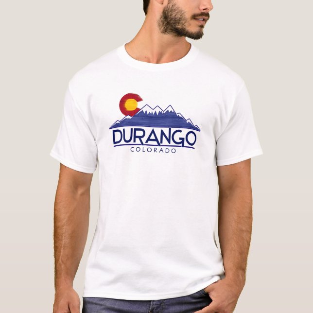 Camiseta Durango Colorado wood mountains shirt (Frente)