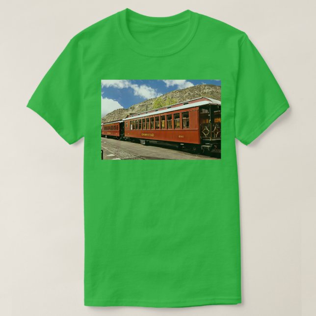 Camiseta Durango E Silverton Rail Road Passenger Cars 1 (Frente do Design)