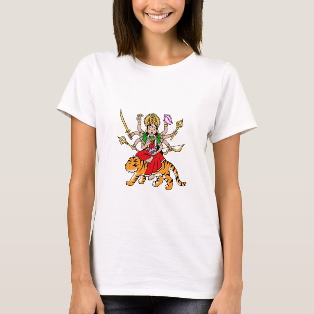 Camiseta Durga Hindu Goddess T-Shirt (Frente)