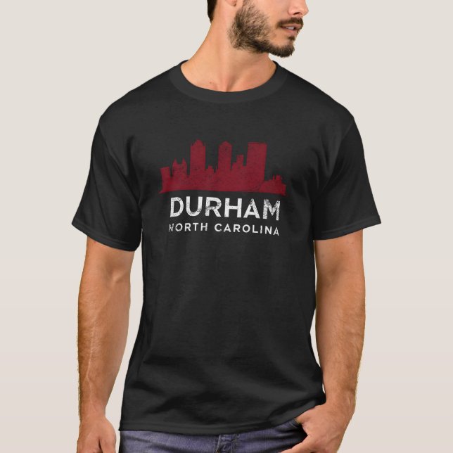 Camiseta Durham, Carolina do Norte (Frente)