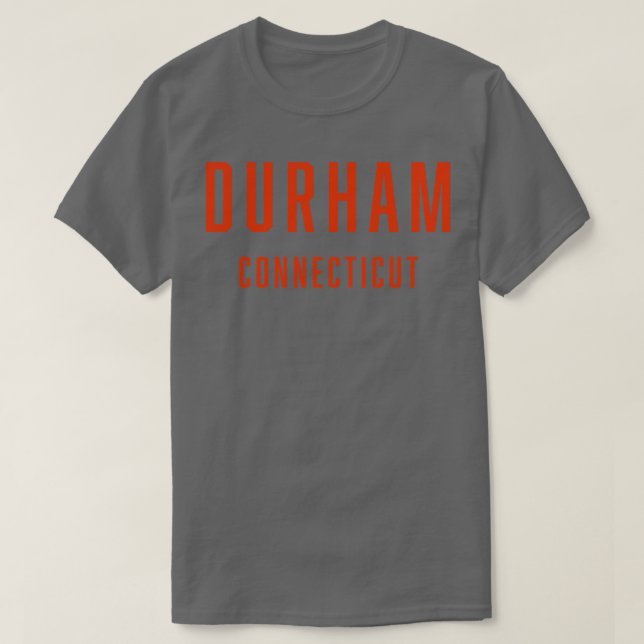 Camiseta Durham Connecticut TShirt (Frente do Design)