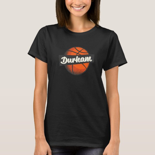 Camiseta Durham Hometown Basketball Player Sports (Frente)