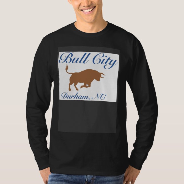 Camiseta Durham North Carolina Bull City Souvenir (Frente)