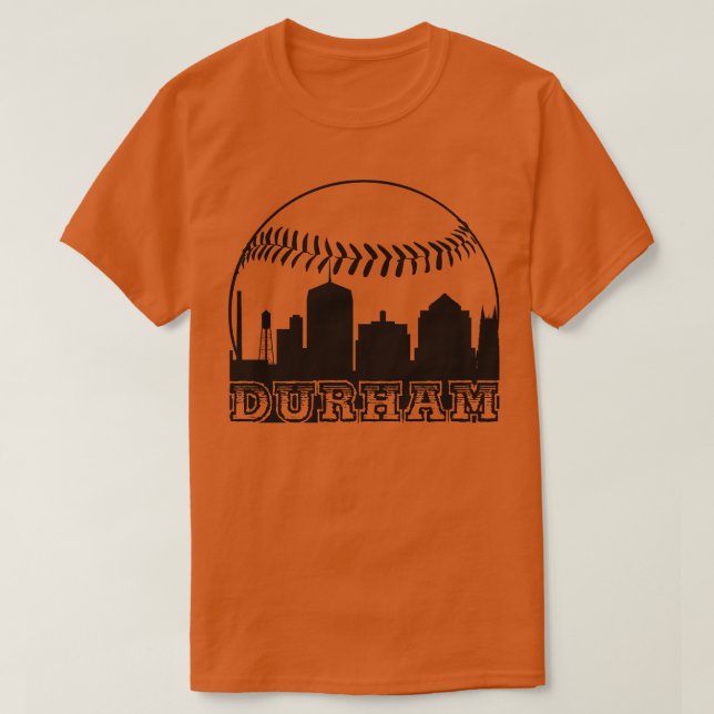 Camiseta Durham North olina Baseball (Frente do Design)
