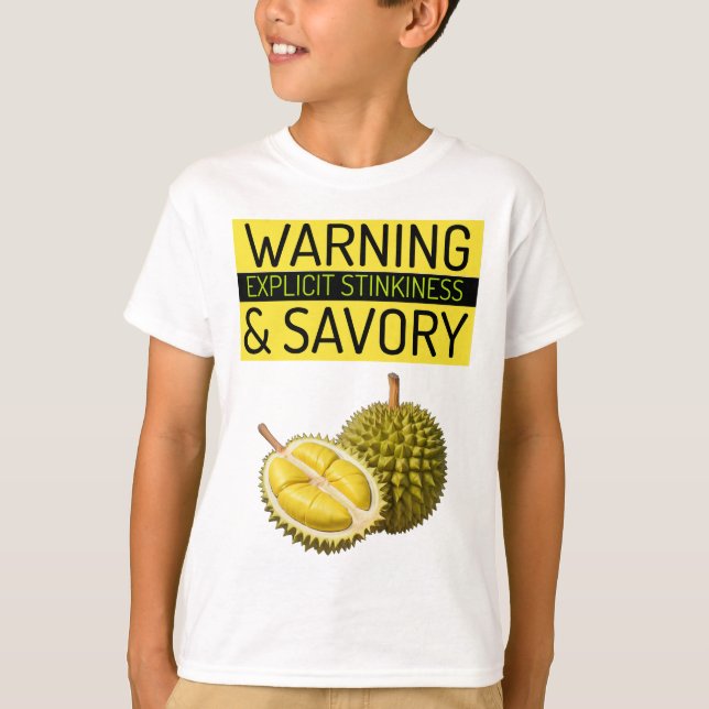 Camiseta Durian: Aviso: Tensura Explícita e Saborosa (Frente)