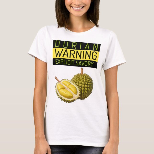 Camiseta Durian: Aviso: Tensura Explícita e Saborosa (Frente)