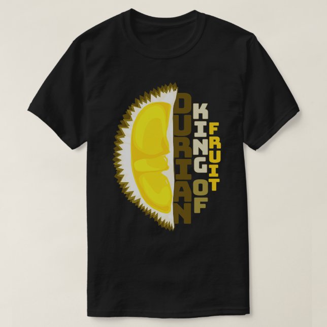 Camiseta Durian King of Thai Fruta (Frente do Design)