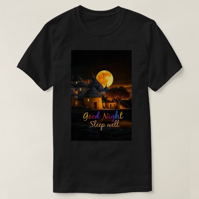 Camiseta Durma bem. (Frente do Design)
