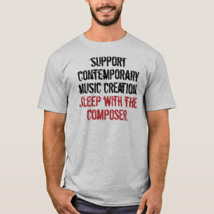 Camiseta Durma com o compositor