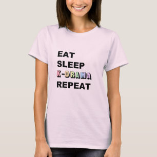 Camiseta Durma Repetidamente Kdrama