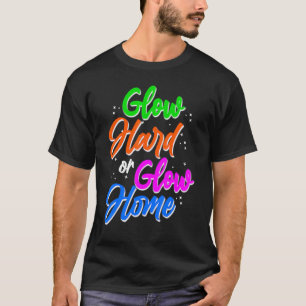 Camiseta Duro brilhante ou home party 80s vintage retro col