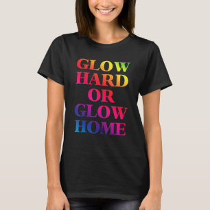Camiseta Duro Brilhante Ou Leve Para Casa 70s 80s Brilho 1