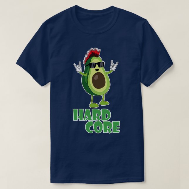 Camiseta Duro Core Avocado Funny (Frente do Design)
