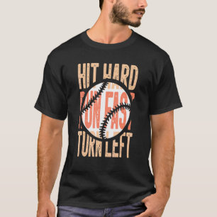 Camiseta Duro de acerto de beisebol corre rápido virar à es