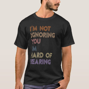 Camiseta Duro de audição de linguagem gestual ASL Sensibili