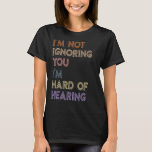 Camiseta Duro de audição de linguagem gestual ASL Sensibili