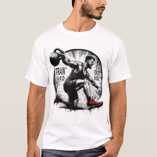 CAMISETA DURO DE COMBOIO OU VÁ PARA CASA (Frente)