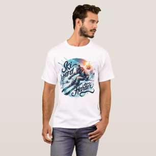 Camiseta Duro de Esqui, Apres Harder Apres Skier
