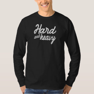 Camiseta Duro De Mens E Malhação Pesada De Gym Bodybuildi