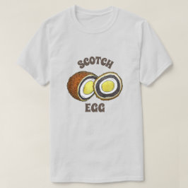 Camiseta Duro de ovos de sopa cozinhados britânicos Comida 