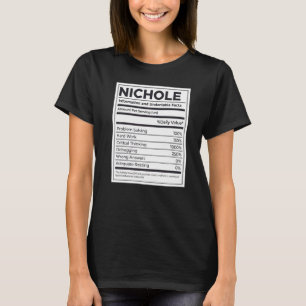 Camiseta Duro de Resolução de Problemas de Nutrição Nichole
