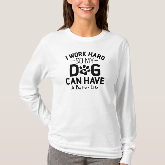 Camiseta Duro de trabalho (Frente)