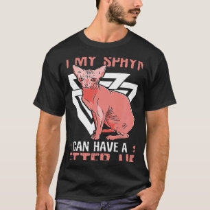 Camiseta Duro De Trabalho Assim Meu Gato Sphynx Pet Proprie