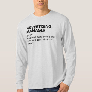 Camiseta Duro de trabalho. Mercado mais difícil. Ria Sempre