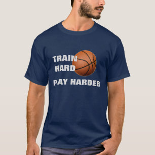 Camiseta Duro de trem Jogar mais forte jogador de basquete