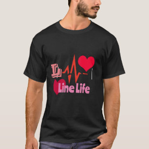 Camiseta Duro de Vida do Amor: Camiseta-Impressão de-Design