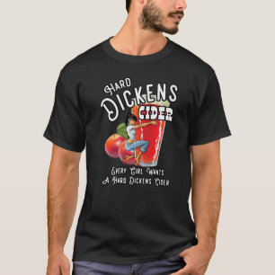 Camiseta Duro Dickens Cider Girl Whiskey E Beer Apple Hu