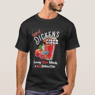 Camiseta Duro Dickens Cider Girl Whiskey E Beer Apple Hu