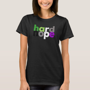 Camiseta duro do Orace Pride LGBTQ Aro Aromti