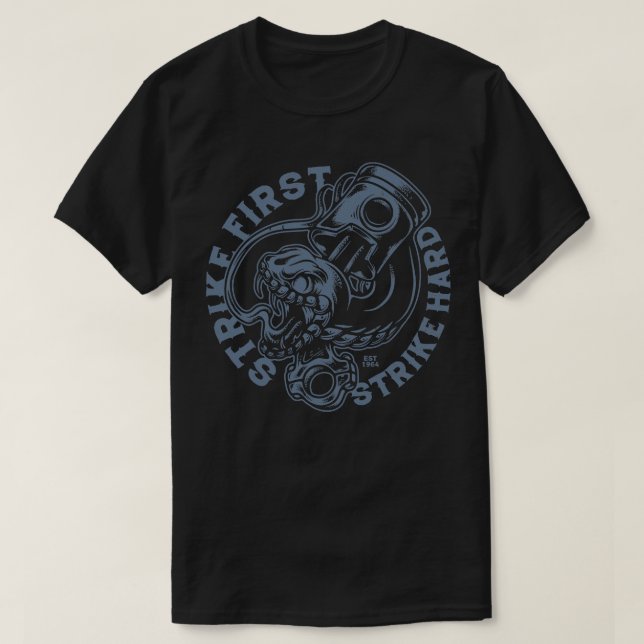 CAMISETA DURO DO PRIMEIRO STRIKE (Frente do Design)
